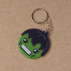 Miniaturas thingiverse 03.jpg Keychain Multicolor Hulk